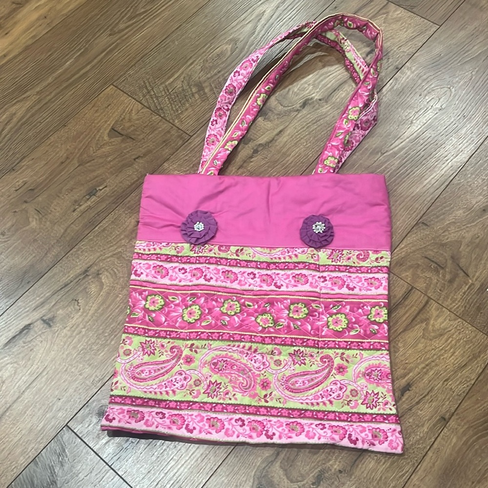 Hand sewn tote bag